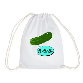 Je suis un cornichon - Sac de sport léger - blanc - Devant