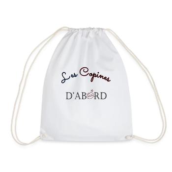 Les copines d'abord ! - Sac de sport léger - blanc - Devant