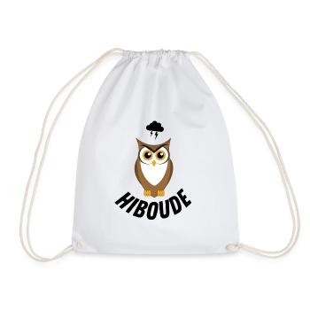 hiboude - Sac de sport léger - blanc - Devant