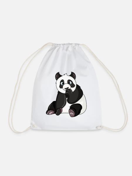 Panda Bär - Turnbeutel - Weiß
