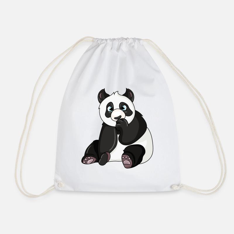 Panda Bär - Turnbeutel - Weiß