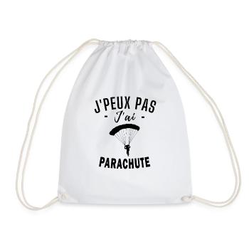 parachute - humour parachute - Sac de sport léger - blanc - Devant
