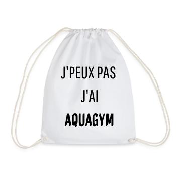 J'Peux Pas J'ai Aquagym - Sac de sport léger - blanc - Devant