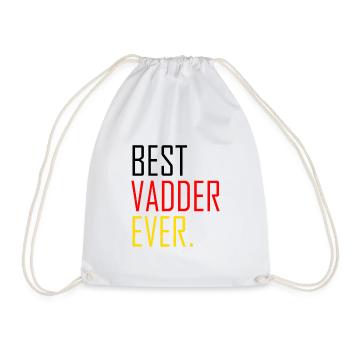 Best Vadder Ever Vater Papa Vati - Turnbeutel - Weiß - Vorne