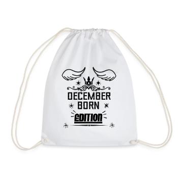 DECEMBER BORN EDITION - Sac de sport léger - blanc - Devant