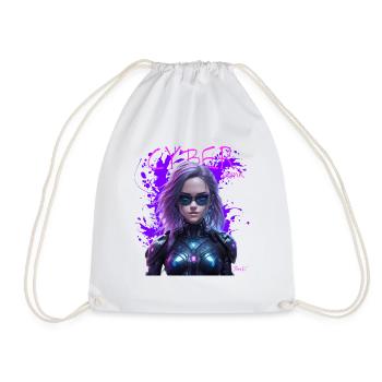 Cyber punk - Sac de sport léger - blanc - Devant