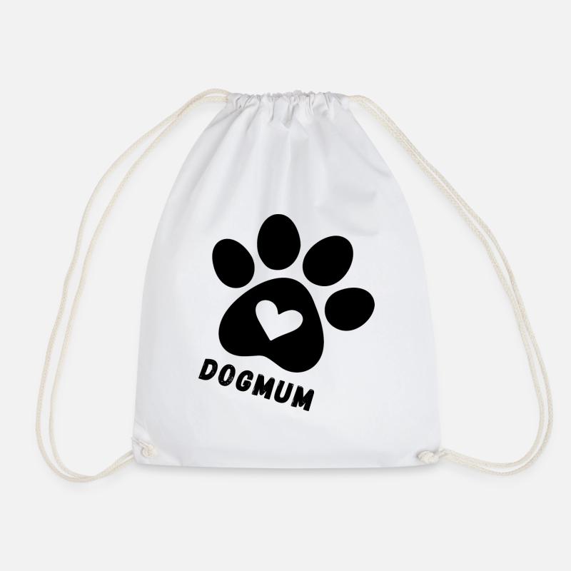 DOGMUM - Turnbeutel - Weiß