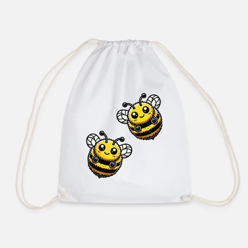 hummel biene 2 - Turnbeutel - Weiß