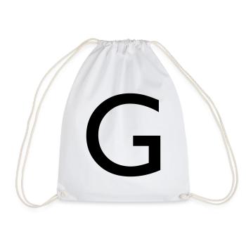 Capital G - Drawstring Bag - white - Front
