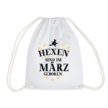 Hexen März - Turnbeutel - Weiß - Vorne