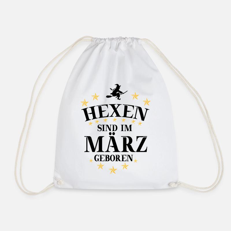 Hexen März - Turnbeutel - Weiß