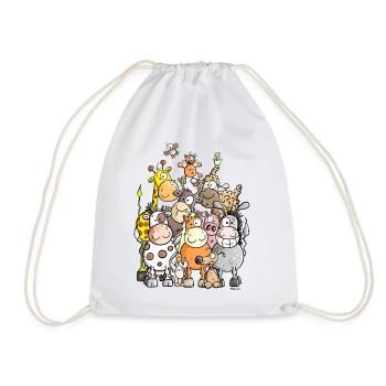 Tas géant de l'animal - Sac de sport léger - blanc - Devant