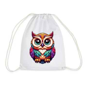 Hibou - Sac de sport léger - blanc - Devant
