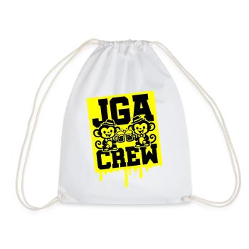 Jga Crew Junggesellen Affe - Turnbeutel - Weiß - Vorne