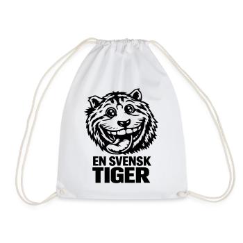 Ein schwedischer Tiger - Turnbeutel - Weiß - Vorne