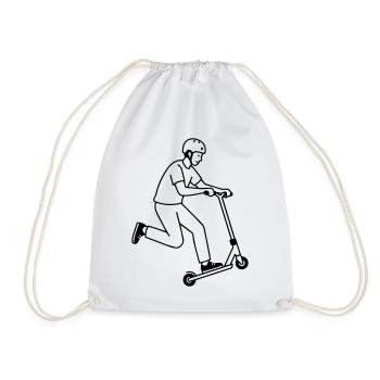 Trottinette cascade - Sac de sport léger - blanc - Devant