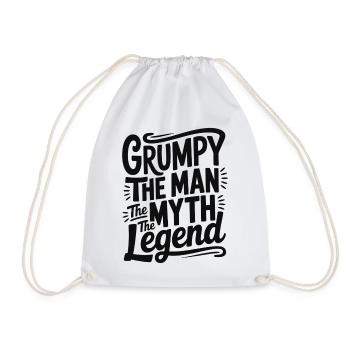 Grumpy der Mann, der Mythos, die Legende - Turnbeutel - Weiß - Vorne
