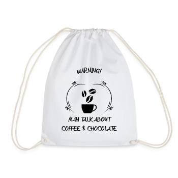 Café, expresso, café et chocolat - Sac de sport léger - blanc - Devant