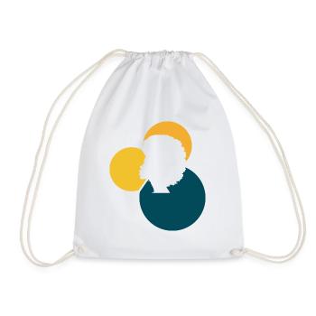 Soul Afro Groove 70s - Drawstring Bag - white - Front