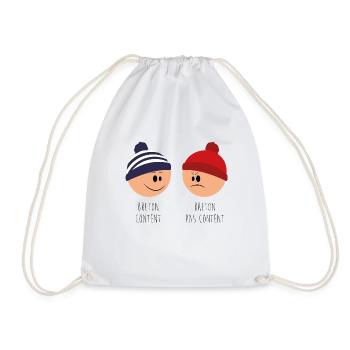Humeur du Breton - Sac de sport léger - blanc - Devant