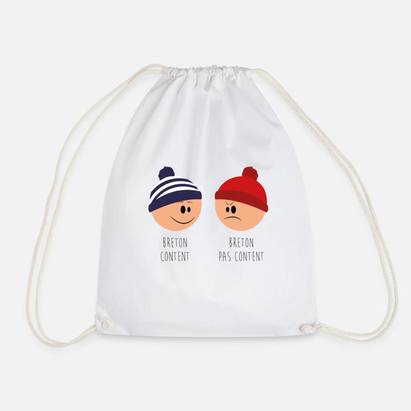 Humeur du Breton - Sac de sport léger - blanc