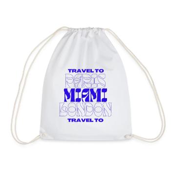 Voyage vers le design - Sac de sport léger - blanc - Devant