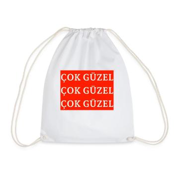 çok güzel turc - Sac de sport léger - blanc - Devant
