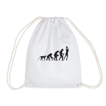 Evolution Basketball - Drawstring Bag - white - Front