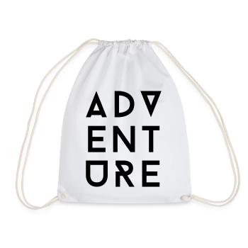 AD Adventure II - Drawstring Bag - white - Front