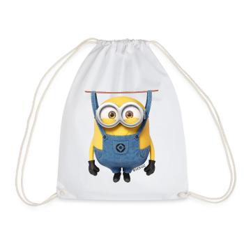 Minions Bob An Der Wäscheleine - Turnbeutel - Weiß - Vorne
