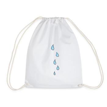 eau de nuage de pluie - Sac de sport léger - blanc - Devant