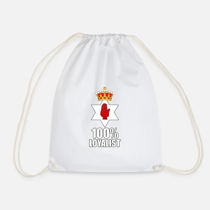 100 % - Drawstring Bag - white