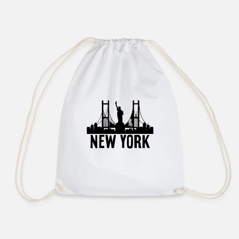 New York - Turnbeutel - Weiß