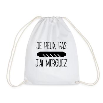 Merguez Mania : Indisponible! - Sac de sport léger - blanc - Devant