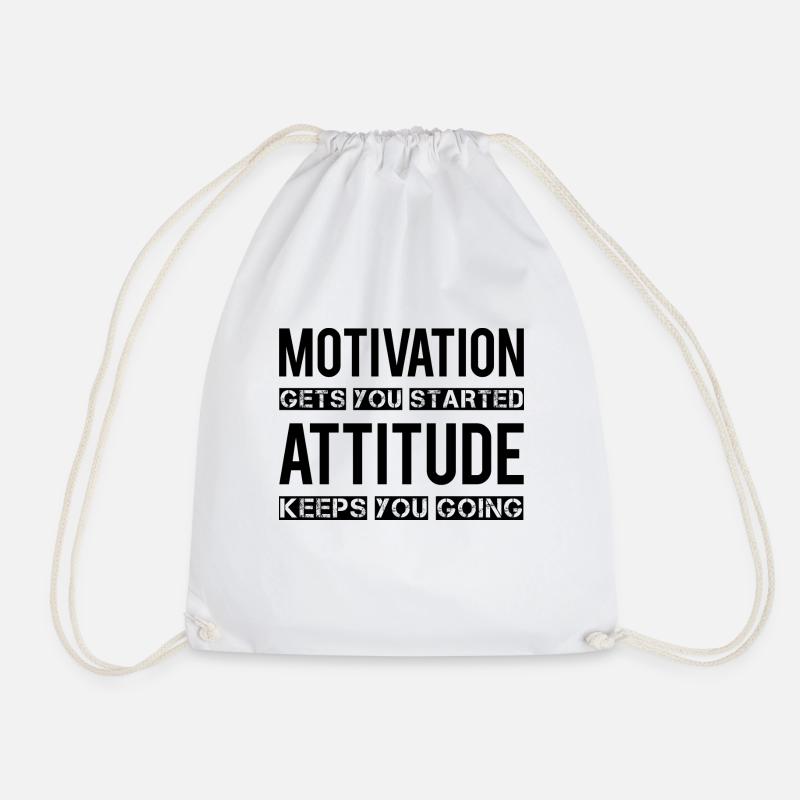Motivation - Turnbeutel - Weiß
