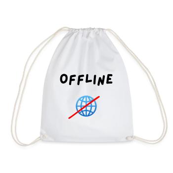 Offline - Turnbeutel - Weiß - Vorne