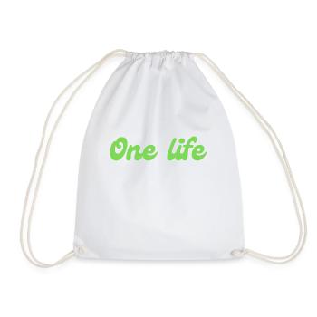 One life qu'une vie - Sac de sport léger - blanc - Devant