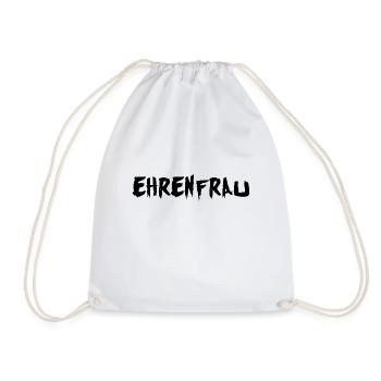 EHRENFRAU - Turnbeutel - Weiß - Vorne