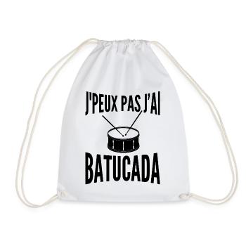 Batucada | Percussion | Samba - Sac de sport léger - blanc - Devant