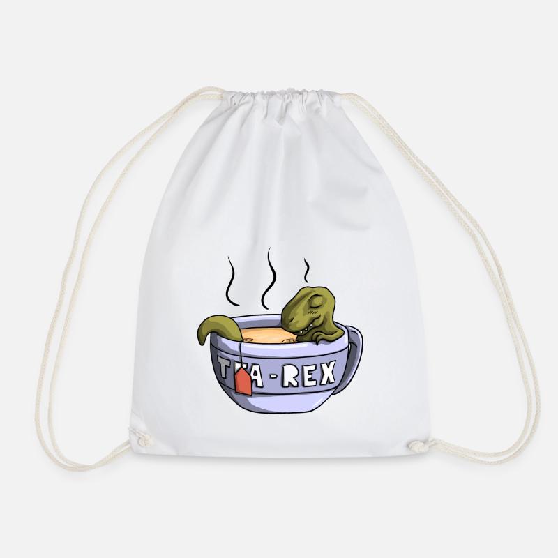Tea-Rex - Turnbeutel - Weiß