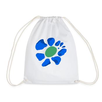 Fleur éclaboussure de couleur - Sac de sport léger - blanc - Devant