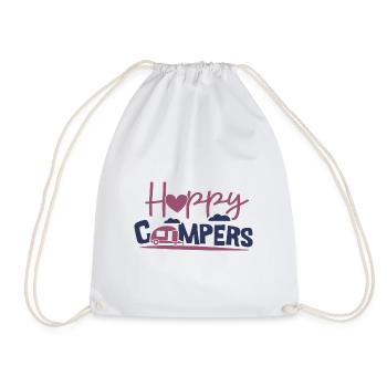 Happy Campers - Turnbeutel - Weiß - Vorne