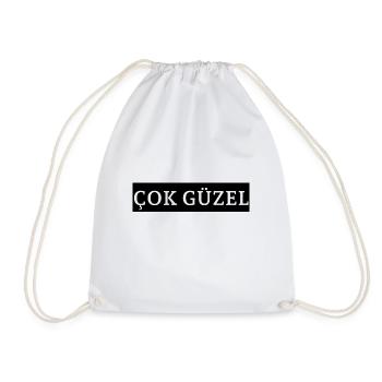 çok güzel Black - Sac de sport léger - blanc - Devant