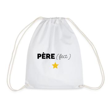 Père papa perfection - Sac de sport léger - blanc - Devant