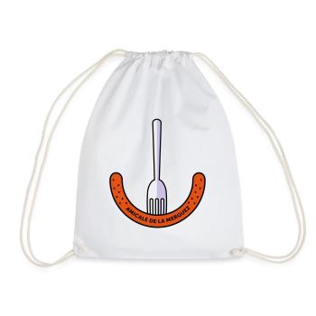 Amicale de la Merguez - Sac de sport léger - blanc - Devant