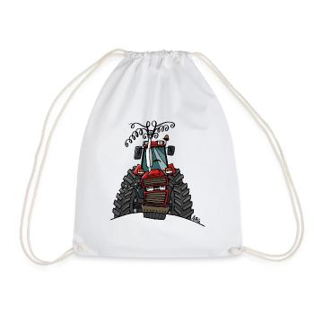 0504 Case 856XL - Drawstring Bag - white - Front