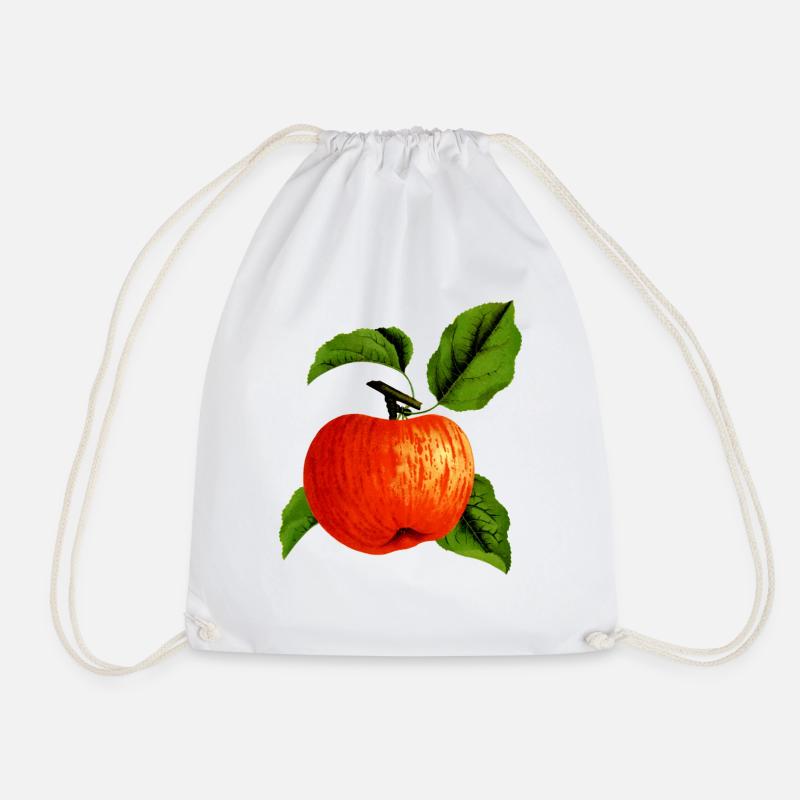 Apple Apfel Veggie Obst Fruits Tree Baum3 - Turnbeutel - Weiß
