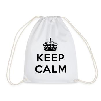 Keep Calm - Turnbeutel - Weiß - Vorne