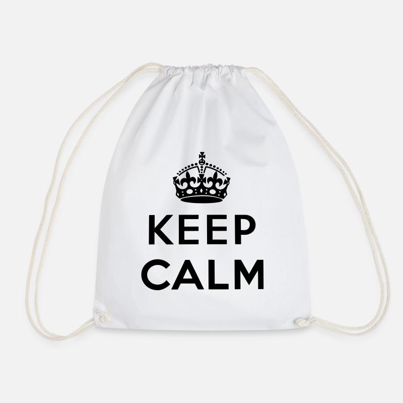 Keep Calm - Turnbeutel - Weiß