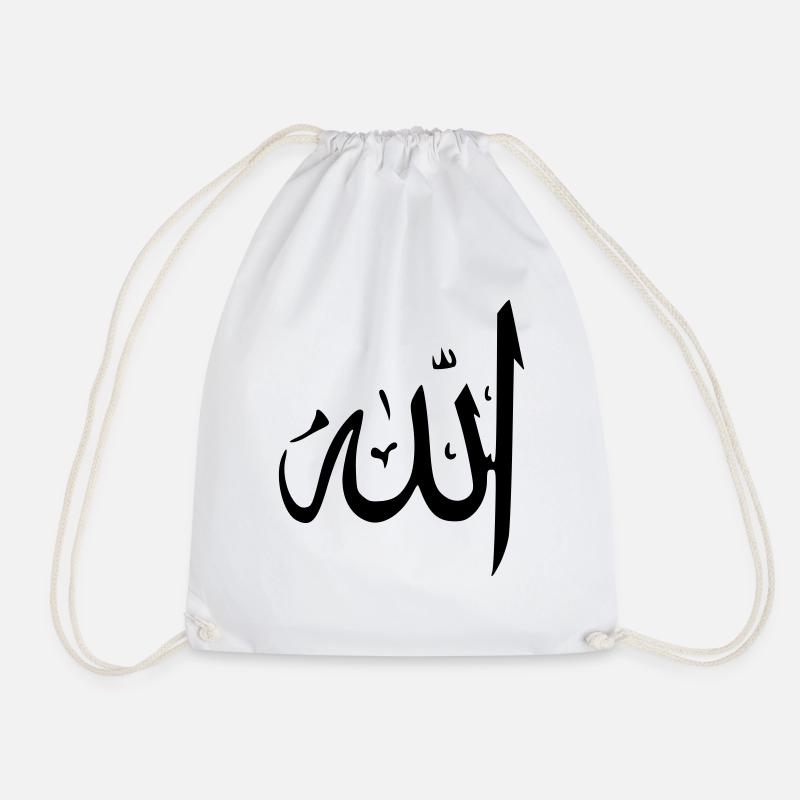 Allah - Turnbeutel - Weiß